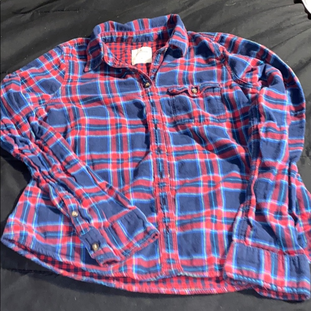 Hollister Plaid Button Up - Flannel “Style”